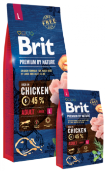 Brit Premium By Nature Adult L - 15-kg,brit-premium