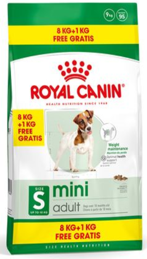 Royal Canin Mini Adult 8 + 1 Kg Gratis
