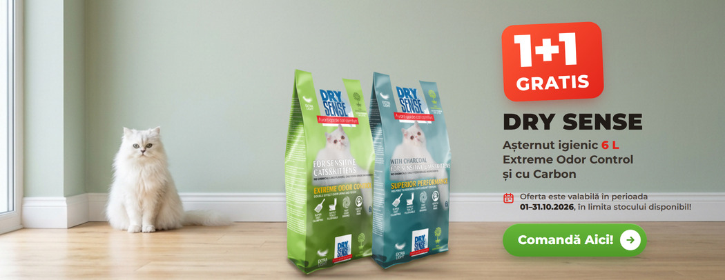 Oferta Dry Sense Extreme Odor Control și Dry Sense cu Carbon 6 L – 1+1 gratis